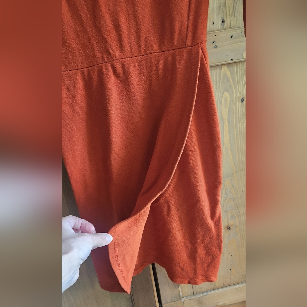 Elegant Orange Women's Dress Top Shop - Picture 2 of 7